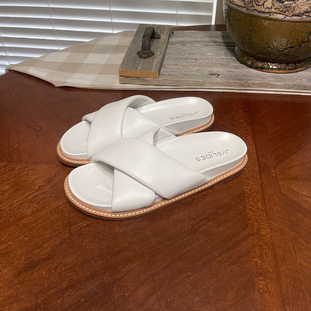 J/SLIDES Roland sandal  leather platform